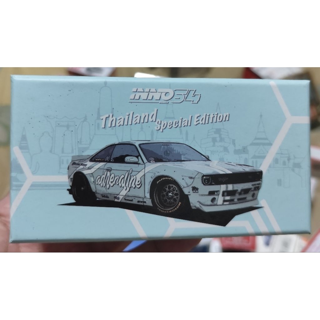 INNO64 Nissan Silvia S14 "ADRENALINE" Rocket Bunny Boss by Chapter One"Thailand Special Edition" 1:6