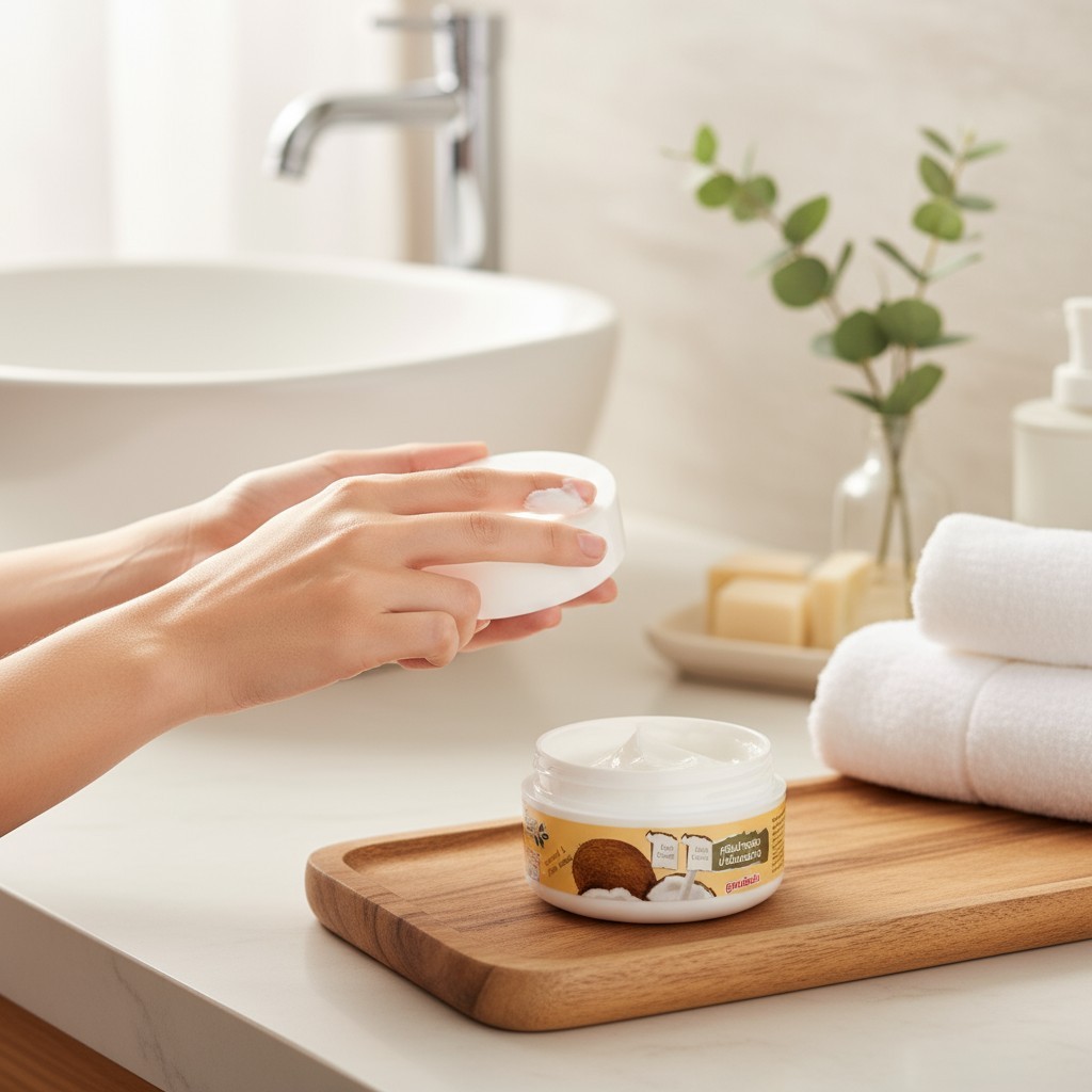 ชีววิถี ครีมบำรุงผิวน้ำมันมะพร้าว สูตรเข้มข้น กระปุก ขนาด 200 กรัม - รูปที่ 3