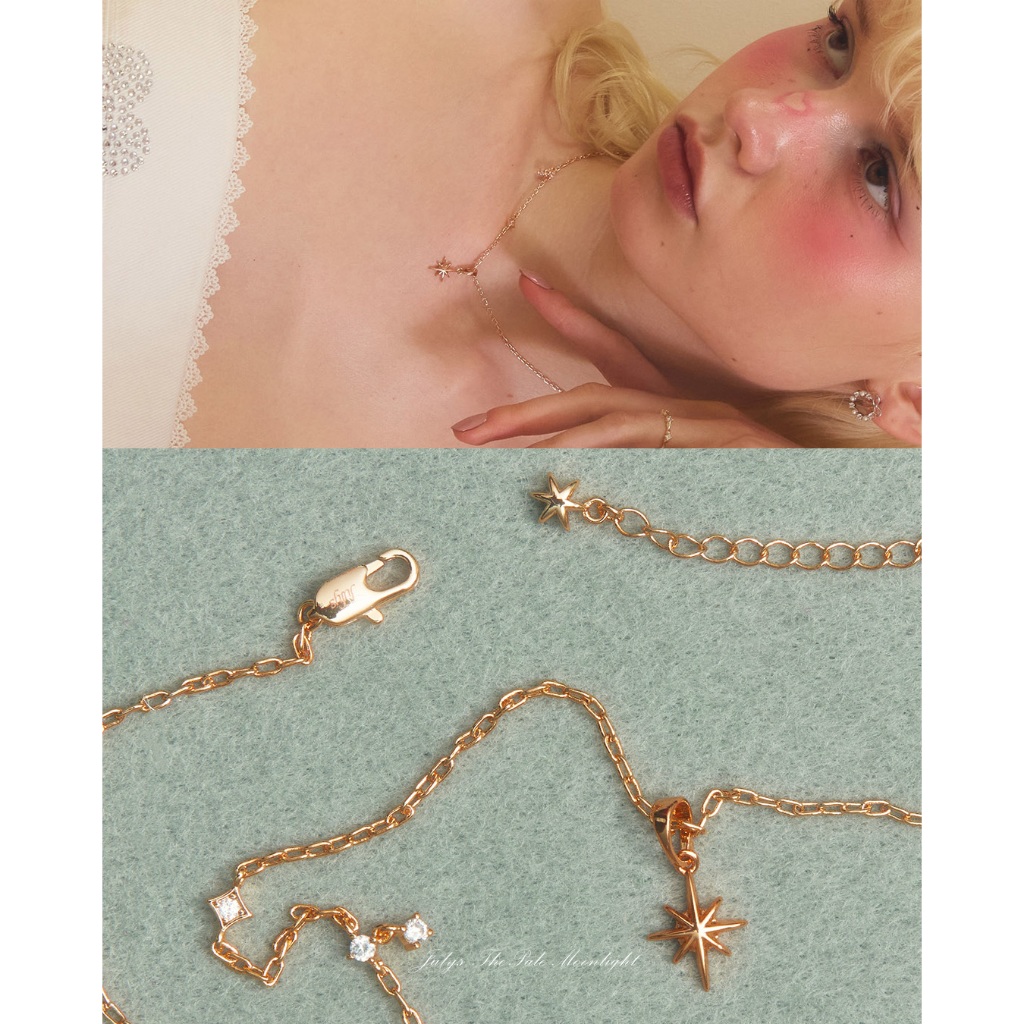 Julys - silvy star necklace