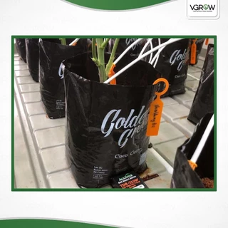 GoldenGreen Coco Coir ขุยมะพร้าวพรีเมี่ยม 100% ขนาด 35 ลิตร มีผลเทสแลปรับรอง สะอาด ไร้สารตกค้าง