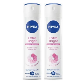 Nivea spray (แพ็คคู่ 2 ขวด) นีเวียสเปรย์ ระงับกลิ่นกาย 150มล. X 2ขวด แท้ 100%