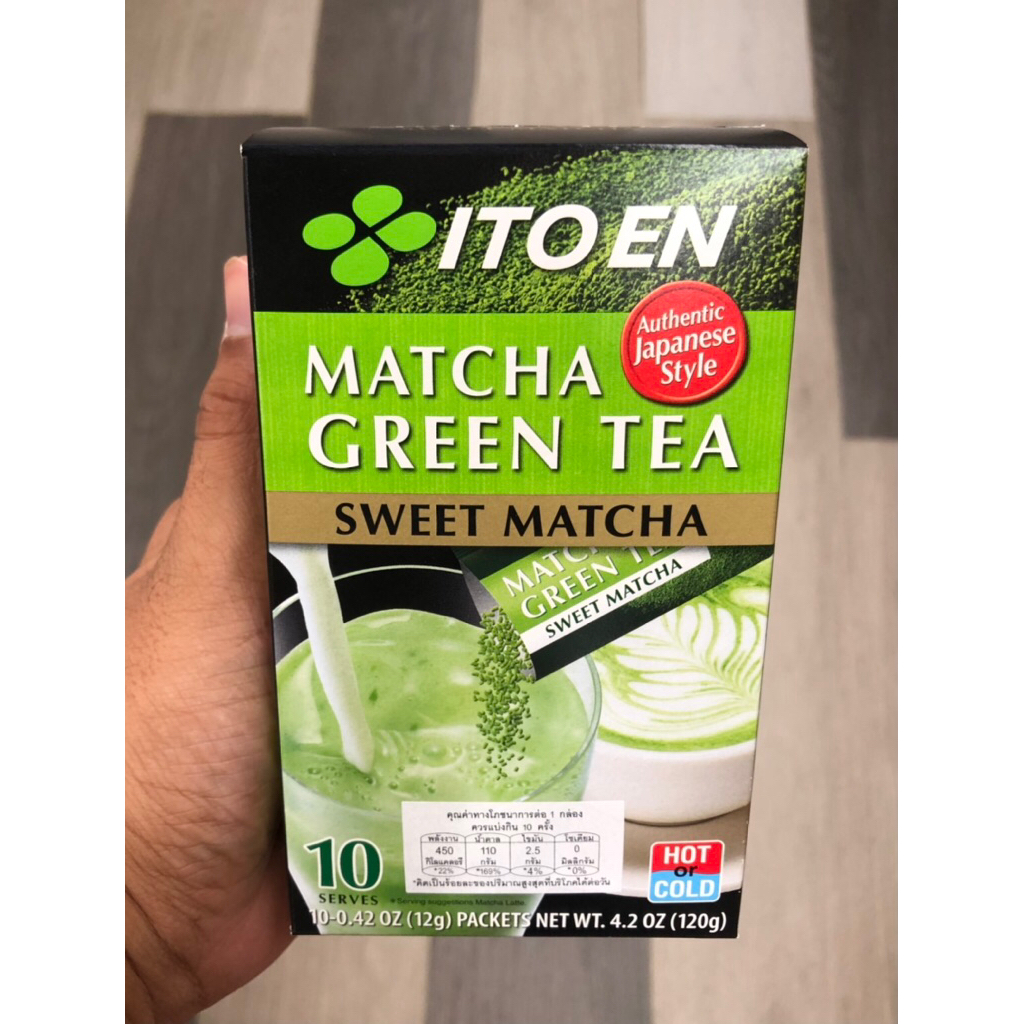 ชาเขียวญี่ปุ่น 🇯🇵🇯🇵 ชนิดผง รสหวาน ตรา ITOEN ขนาด 120g