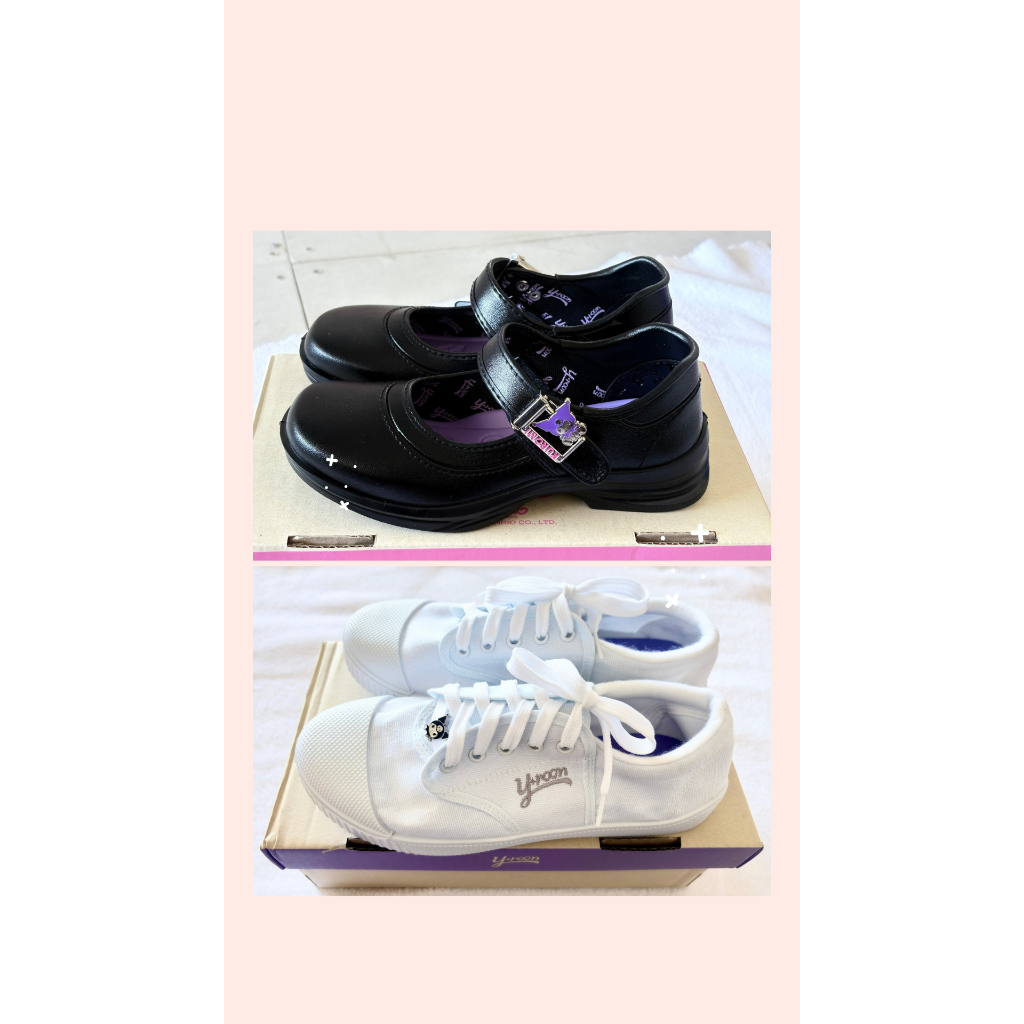 รองเท้านักเรียนKuroml ขาว รุ่นY999 ดำรุ่น Y777