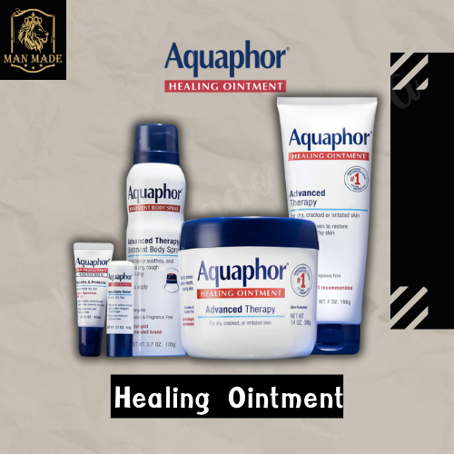 Aquaphor Healing Ointment ครีมบำรุงเข้มข้นสำหรับผิวแห้งและแพ้ง่าย สูตรอ่อนโยน ผ่านการรับรองจากแพทย์ผิวหนัง