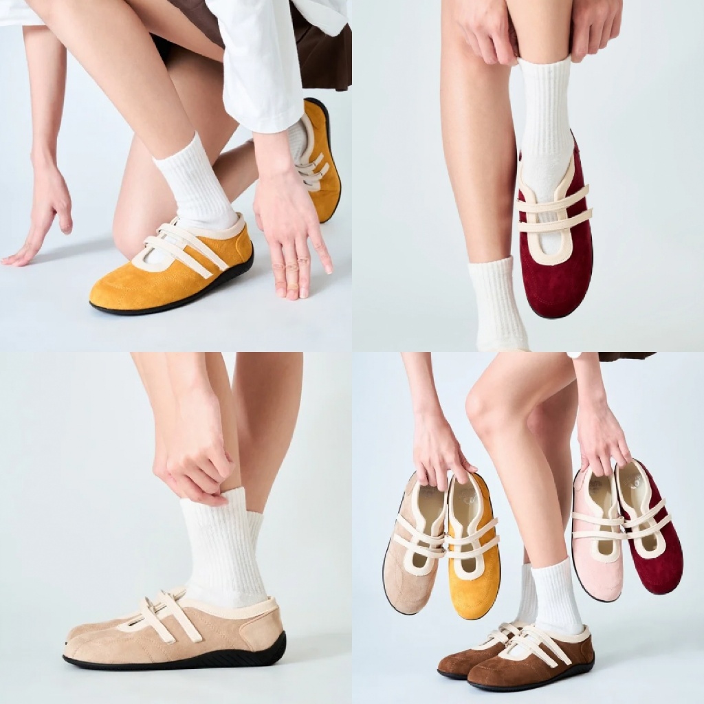 Mellowco Sherbet Sneaker รองเท้าผ้าใบหนัง Suede M6-C5023