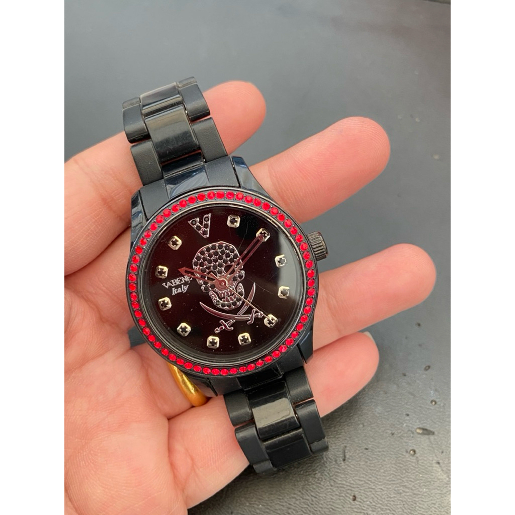 VABENE Italy เรือนดำขอบแดง มือสอง สภาพดี