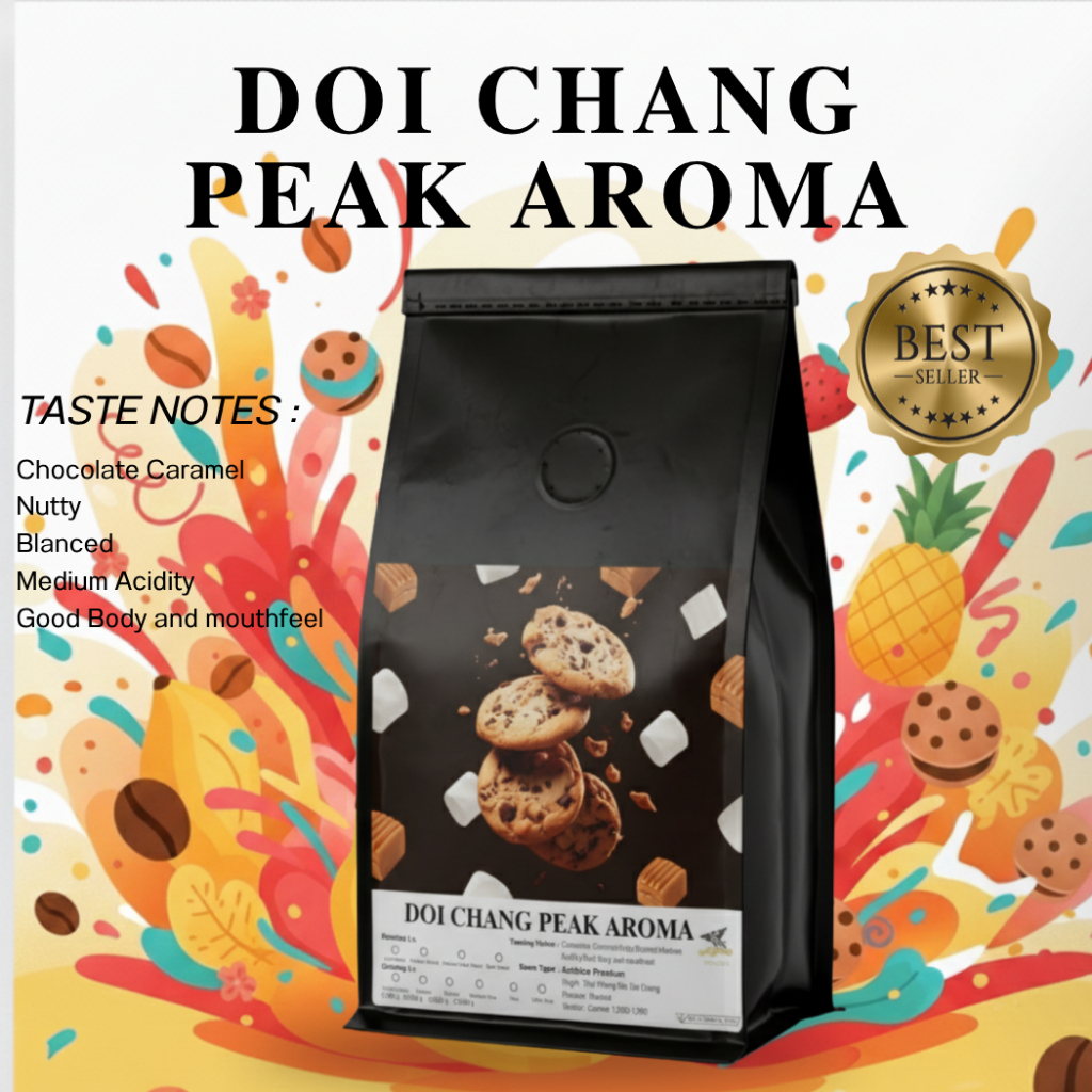 Presso Coffee Roaster กาแฟคั่วสด Premium grade Arabica 100% ดอยช้าง