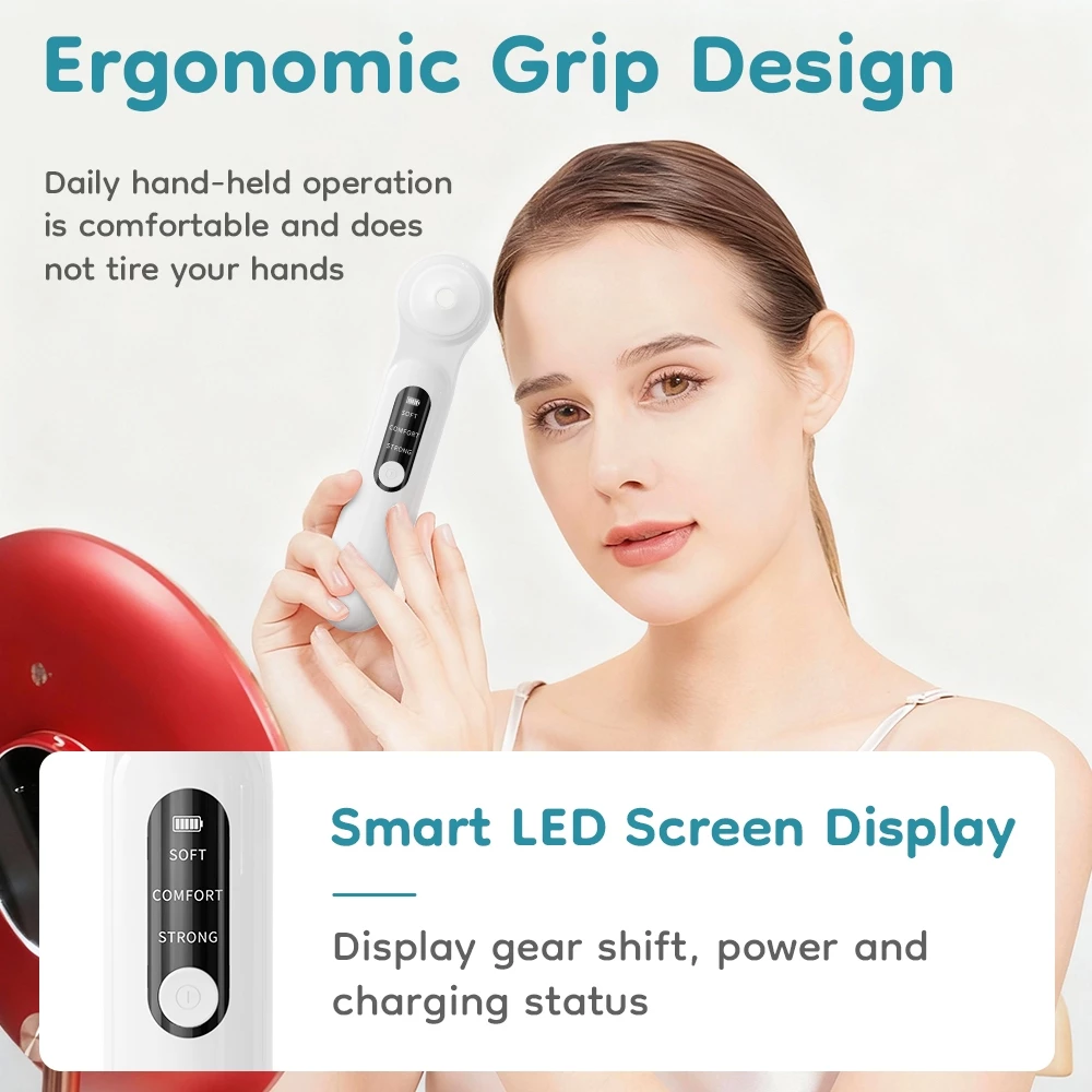 Airuidu BR04 Blackhead Remover เครื่องดูดสิวหัวดำแบบพกพาพร้อมไฟ LED กำลังขยาย 5 เท่า เหมาะสำหรับผู้หญิงและผู้ชาย thumbnail 4