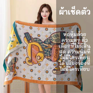 ผ้าฝ้ายสําหรับผู้ใหญ่เพิ่มขึ้นสี่ชั้นผ้าเช็ดตัวอาบน้ําขนาดใหญ่ฤดูใบไม้ผลิฤดูร้อนอ่อนนุ่มไม่ง่ายที่จะสูญเสียความเร็วในกา