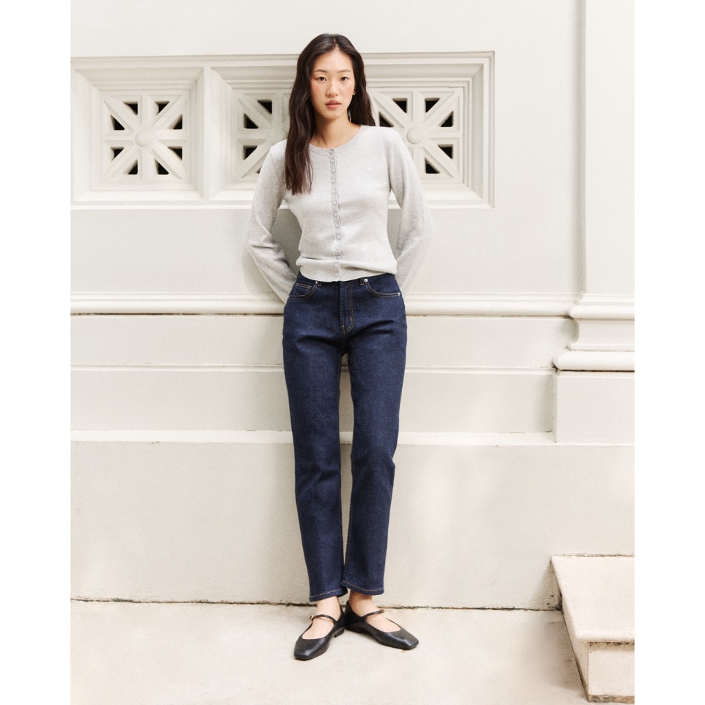 AMR DE SAISON ( AIMER ) - High Rise Slim Jeans กางเกงยีนส์ทรงรัดรูป