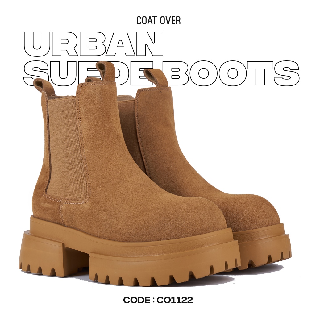 CO1122 | Urban Suede Boots – บูทหนังกลับสไตล์มินิมอล