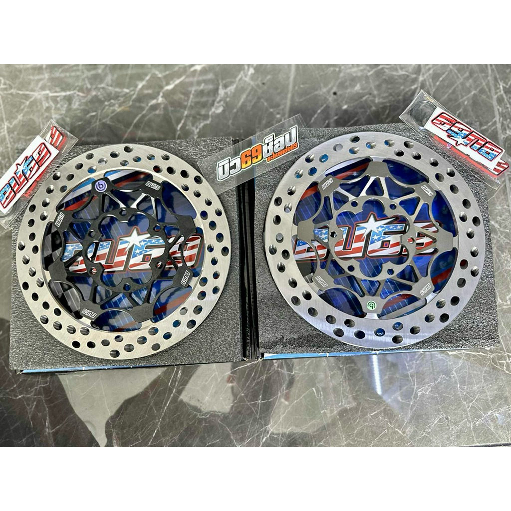 จานBU69 ลายSP-T 8แฉก ขนาด220MM ของแท้