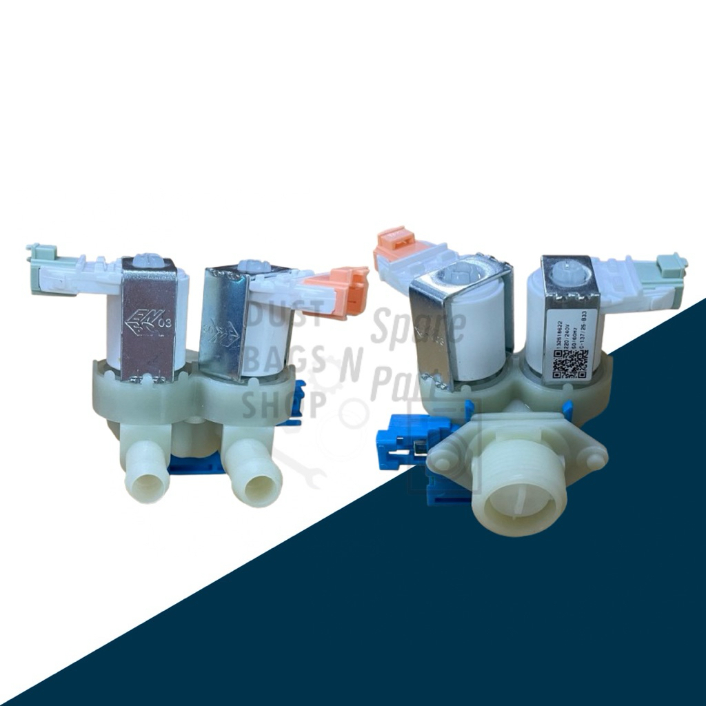 วาล์วน้ำเข้าเครื่องซักผ้าฝาหน้า Electrolux รุ่น EWF12933 , EWF12033 , EWF12932 , EWF12832