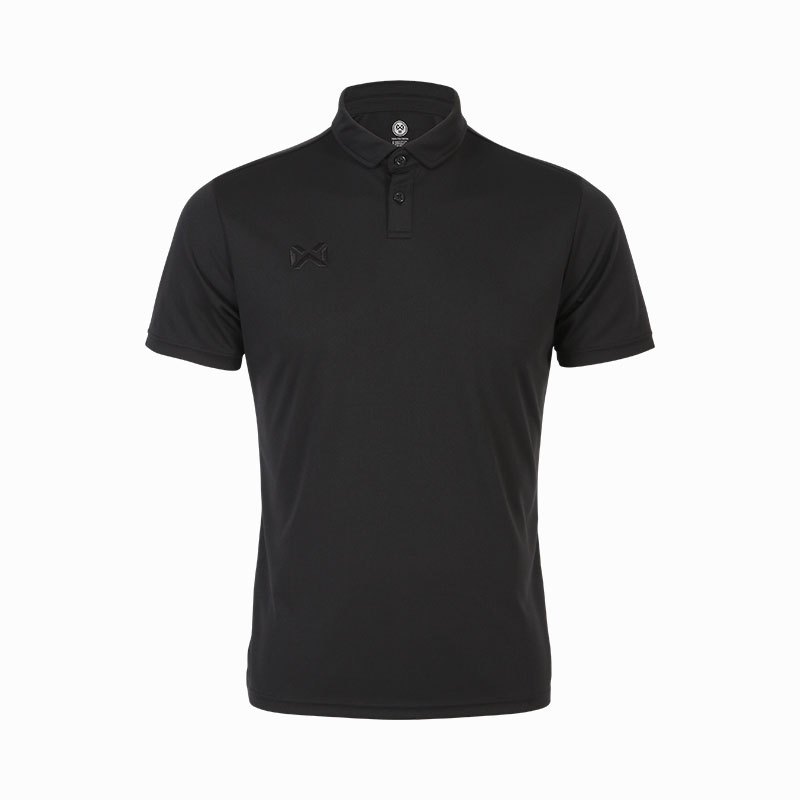 WARRIX เสื้อโปโล PIN BLACK COLOR (WA-232PLACL34)