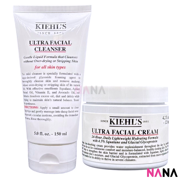 Kiehl's Ultra Facial Cleanser 150ml + Ultra Facial Cream 125ml