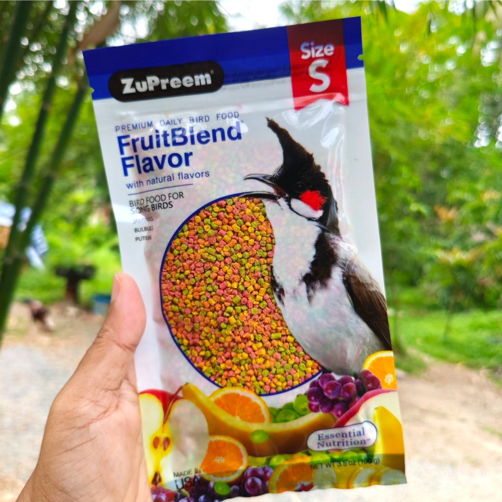 ZuPreem ผลไม้อัดเม็ด S / M (แพ็กเกจ 100 G.) อาหารนกยอดนิยม มีเก็บปลายทาง ส่งด่วนค่ะ