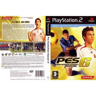 แผ่นเกมส์ PS2 PES Pro Evolution Soccer 6 สกรีนแผ่น คุณภาพ ส่…