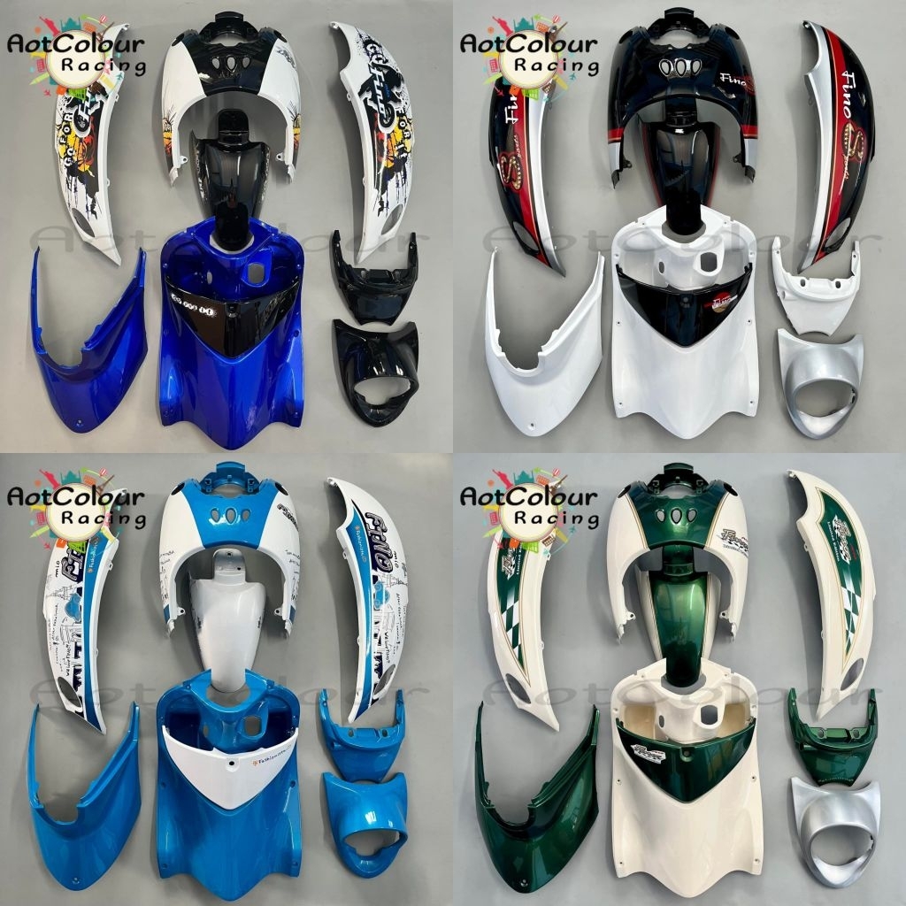 ชุดสีฟีโน่ตัวแรก ปี 2007-2012 มี2แว่นไฟให้เลือก เกย์รวม/เกย์แยก พลาสติกABS​ งานสีและแลคเกอร์ 2K