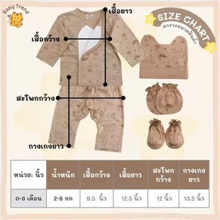 Icon Kids ชุดเด็กผ้าดูด เซ็๋ต 5 ชิ้น (ชุดผ้าดูดแขนยาวขายาว พร้อมเซ็ตหมวกถุงมือถุงเท้า) | Babytrend