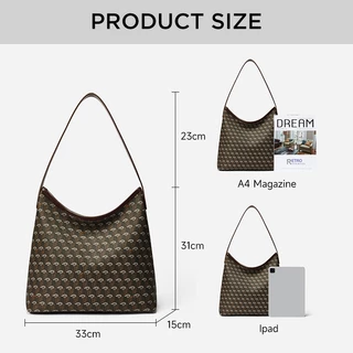 AGE FREE Kelsey bag กระเป๋าหนังแฟชั่นยอดฮิตรูปแบบสะพายไหล่ มีน้ำหนักเบา สามารถจุของได้เยอะ