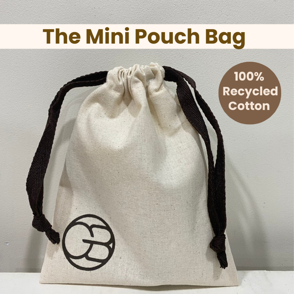 GetBeaute | The Mini Pouch Bag ถุงผ้า 100% Recycled cotton