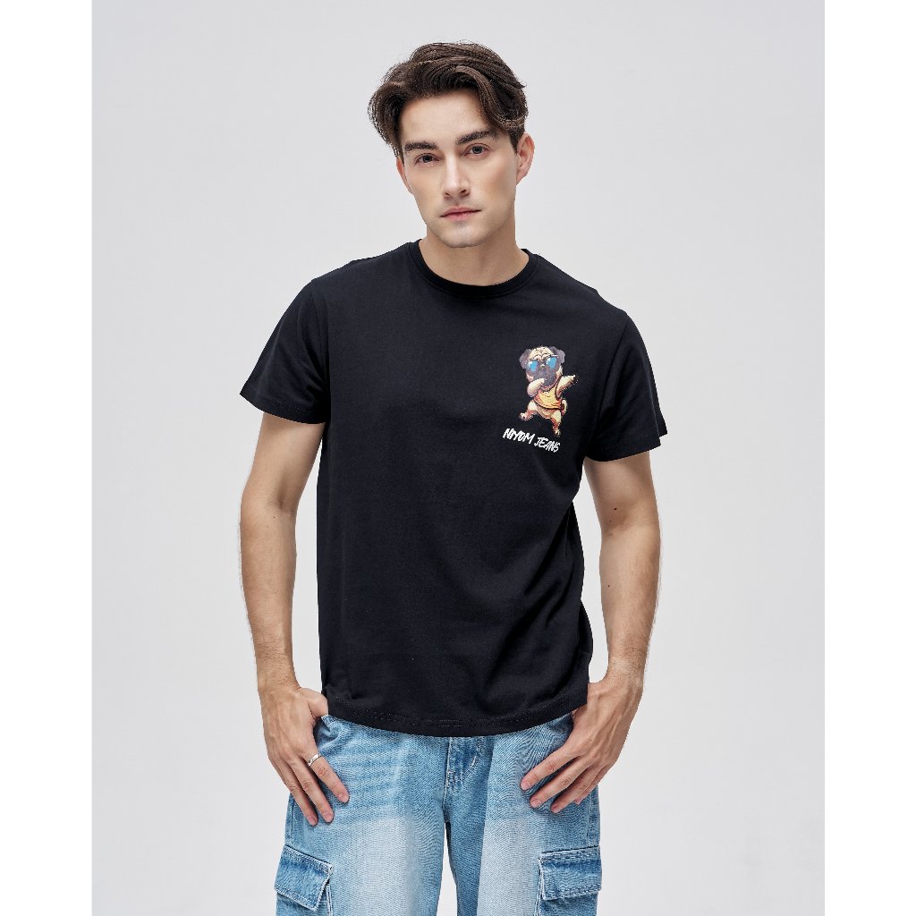 Niyom Jeans collection BUBIE : เสื้อยืด รุ่น TSR-K205 สกรีนลาย ผ้า Cotton ผ้ายืด