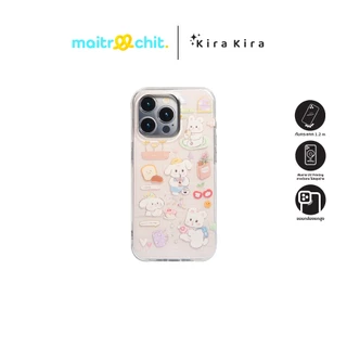 Kira Kira รุ่น Puppies Holiday เคสสำหรับ iPhone 11 / 12 / 13 / 14 / 15
