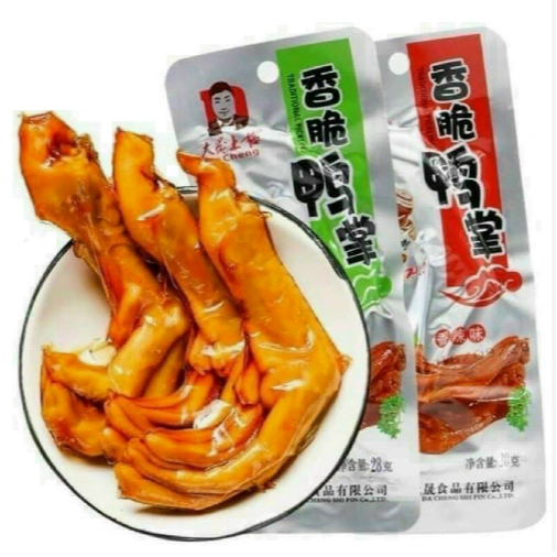 ตีนเป็ด ตีนเป็ดตุ๋นพริกดองยี่ห้อ 亿家馨 (Yì Jiā Xīn) ของว่างจากจีนที่ได้รับความนิยม 25g
