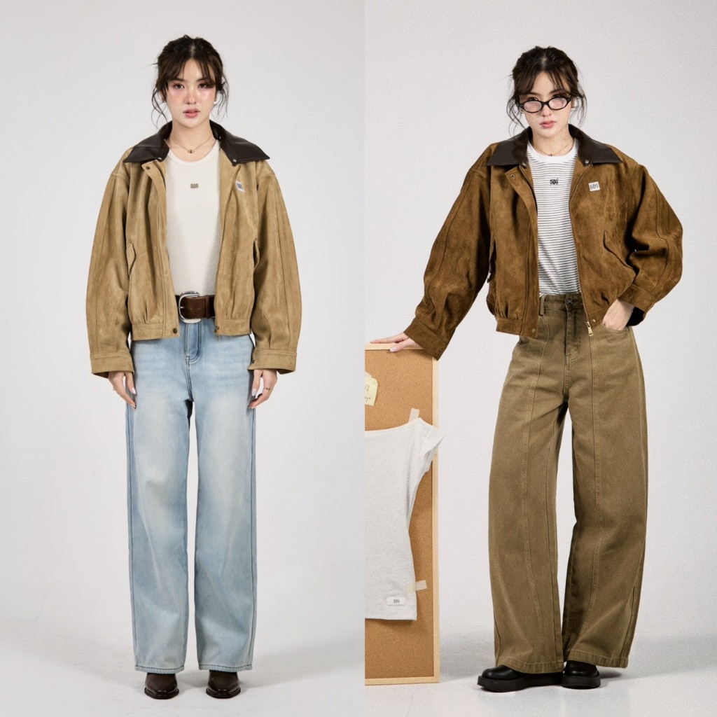Roomry.n ⁃ Vintage Suede Jacket เสื้อแจ็คเก็ต