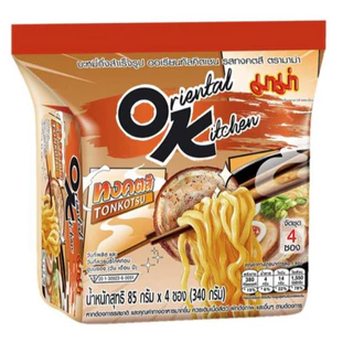 มาม่าออเรียลทัลคิทเช่น บะหมี่กึ่งสำเร็จร 85กรัม แพค4ซอง