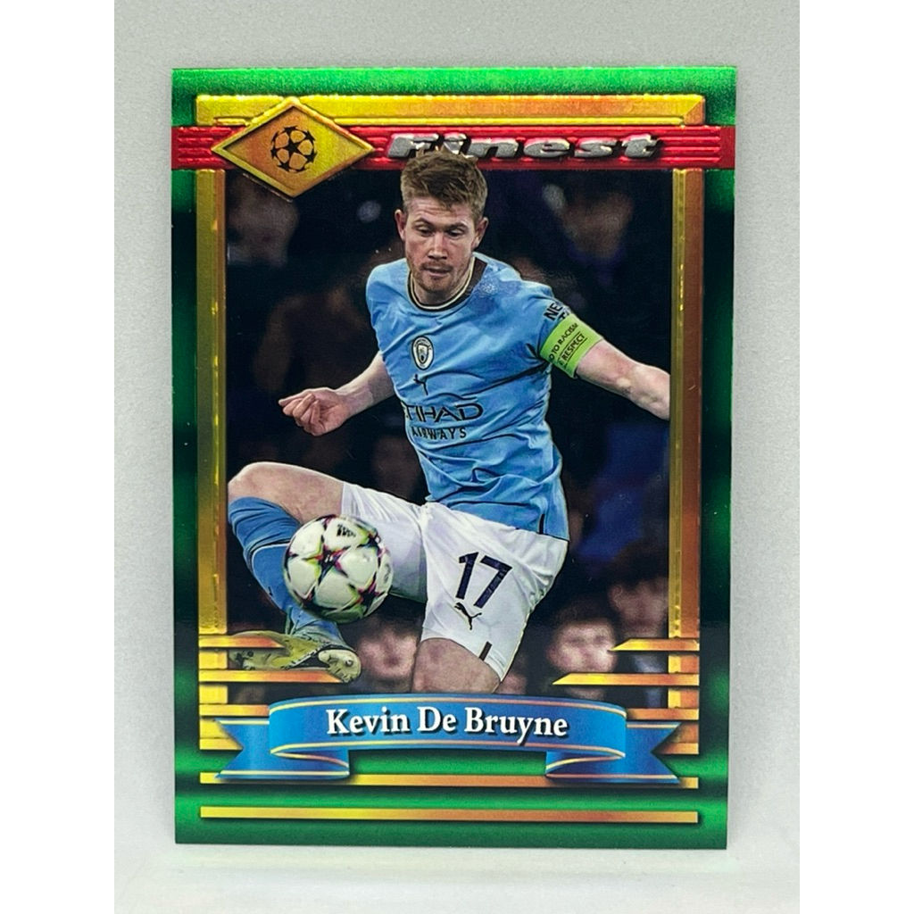 การ์ดฟุตบอล Topps 2022 - 2023 Finest Flashback UCC Kevin De Bruyne Base