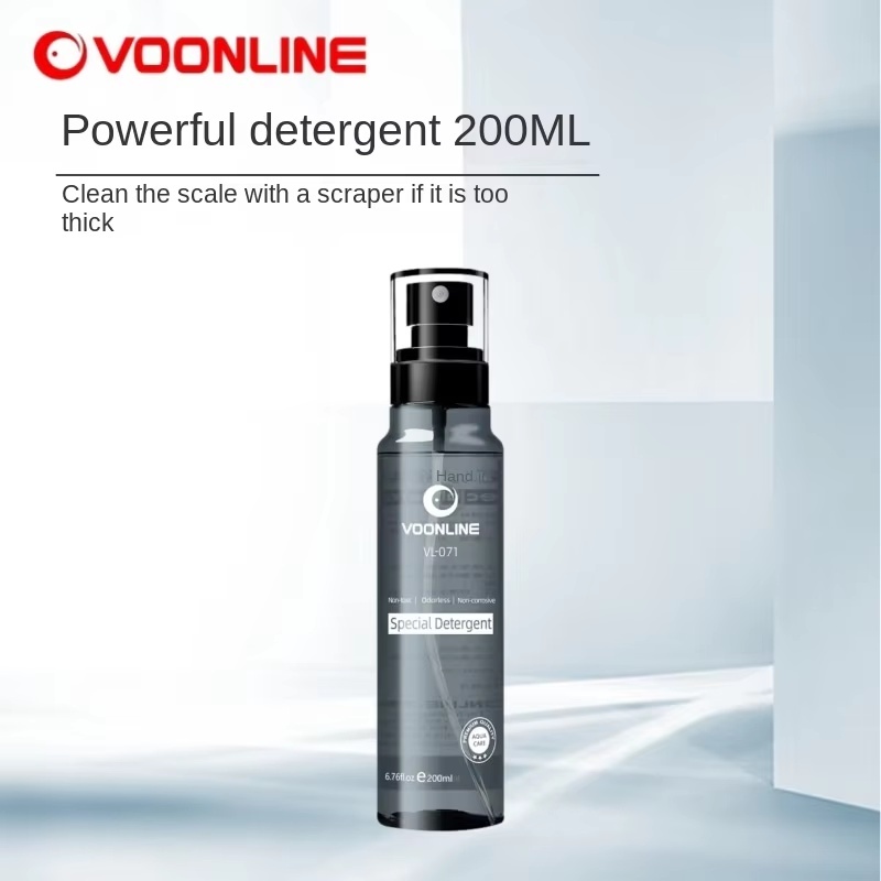 Voonline น้ำยาทำความสะอาดกระจกตู้ปลา สูตรพิเศษ ขนาด 200 มิลลิลิตร (Special Detergent) ขจัดคราบตะไคร่ คราบตะกรัน คราบน้ำ