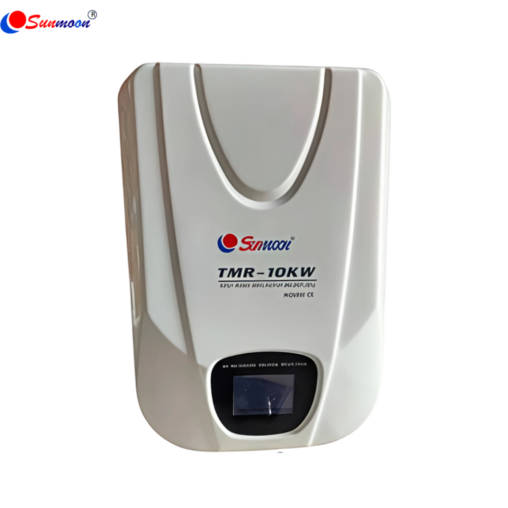 SUNMOON TMR 10KW/10000W/45Aเครื่องปรับแรงดันไฟฟ้าอัตโนมัติ กันไฟตกไฟเกิน ปรับแรงดันไฟฟ้า