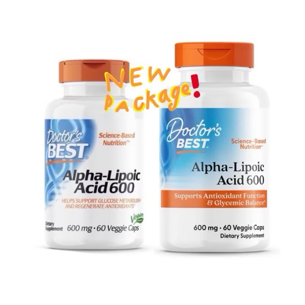 ล๊อตใหม่มาก  EXP  10/27 พร้อมส่ง 🇺🇸 Alpha Lipoic Acid 600 mg 60 เม็ด ของแท้ 💯 %