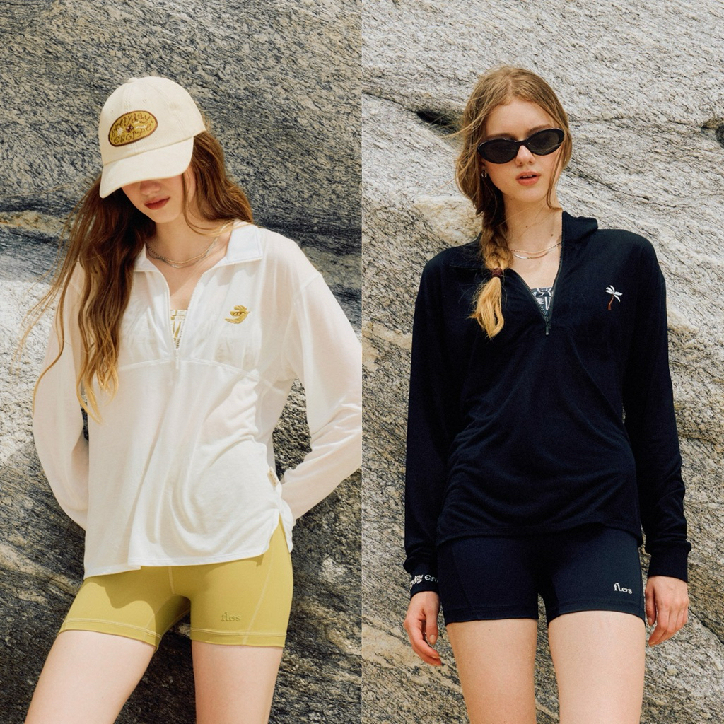 Everyday Escape Sheer Half-Zip Pullover - The Flos Club x Medmedmedss