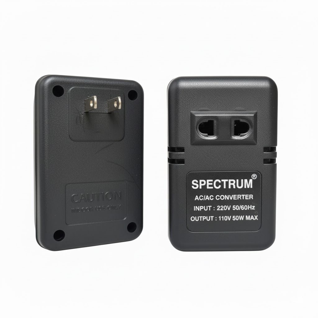 Spectrum หม้อแปลงไฟ Stepdown จาก 220V เป็น 110V 50W สำหรับเครื่องใช้ไฟฟ้าญี่ปุ่น