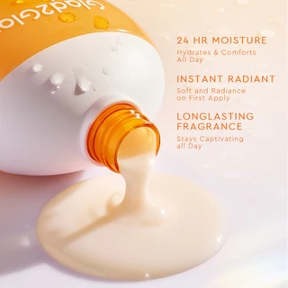 Glad2Glow Tropical Velvet Moist&Smooth Body Serum 300 ml.เติมความชุ่มชื้น ผิวขาว หมองคล้ำ เรียบเนียน