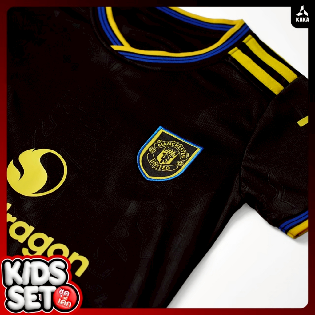 ชุดบอลเด็ก (เสื้อ+กางเกง) เสื้อมีโลโก้ทุกตัว - รูปที่ 2