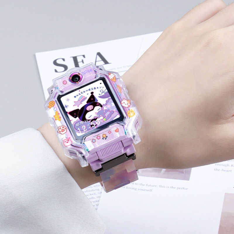 【เคส+สาย】🔥สายรัดนาฬิกาเดิมสำหรับ🔥 Imoo z7 imoo z1 z6 🔥สาย Kuromi สายรัดนาฬิกา+กรณีป้องกันรูปแบบน่ารัก เคส imoo z6 z1 z7 - รูปที่ 5