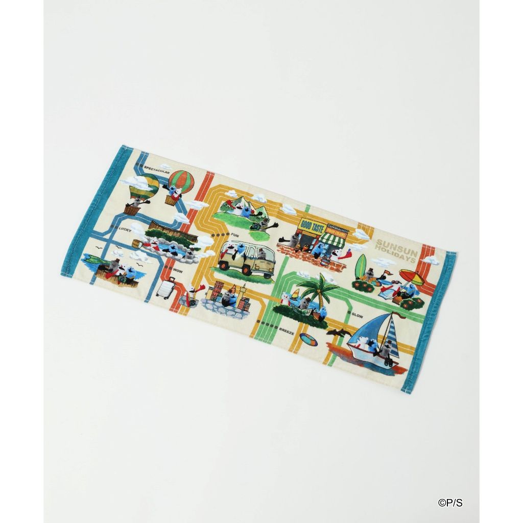 niko and ... [Puppet Sunsun] Collaboration face towel