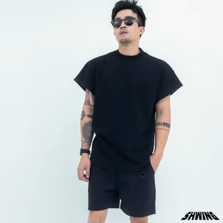 SHWING เสื้อแขนตัด ทรงปีกนก ผ้า No.20 หนานุ่ม Cotton 100% SUPER SHORT SLEEVES