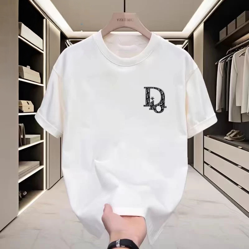 🚚BKK (จัดส่งตลอด 24 ชั่วโมง) เสื้อยืดผ้าฝ้าย เสื้อยืดผู้ชาย ลําลอง เสื้อยืดแขนสั้น พิมพ์ลาย ทรงหลวม คอกลม แฟชั่นฤดูร้อน