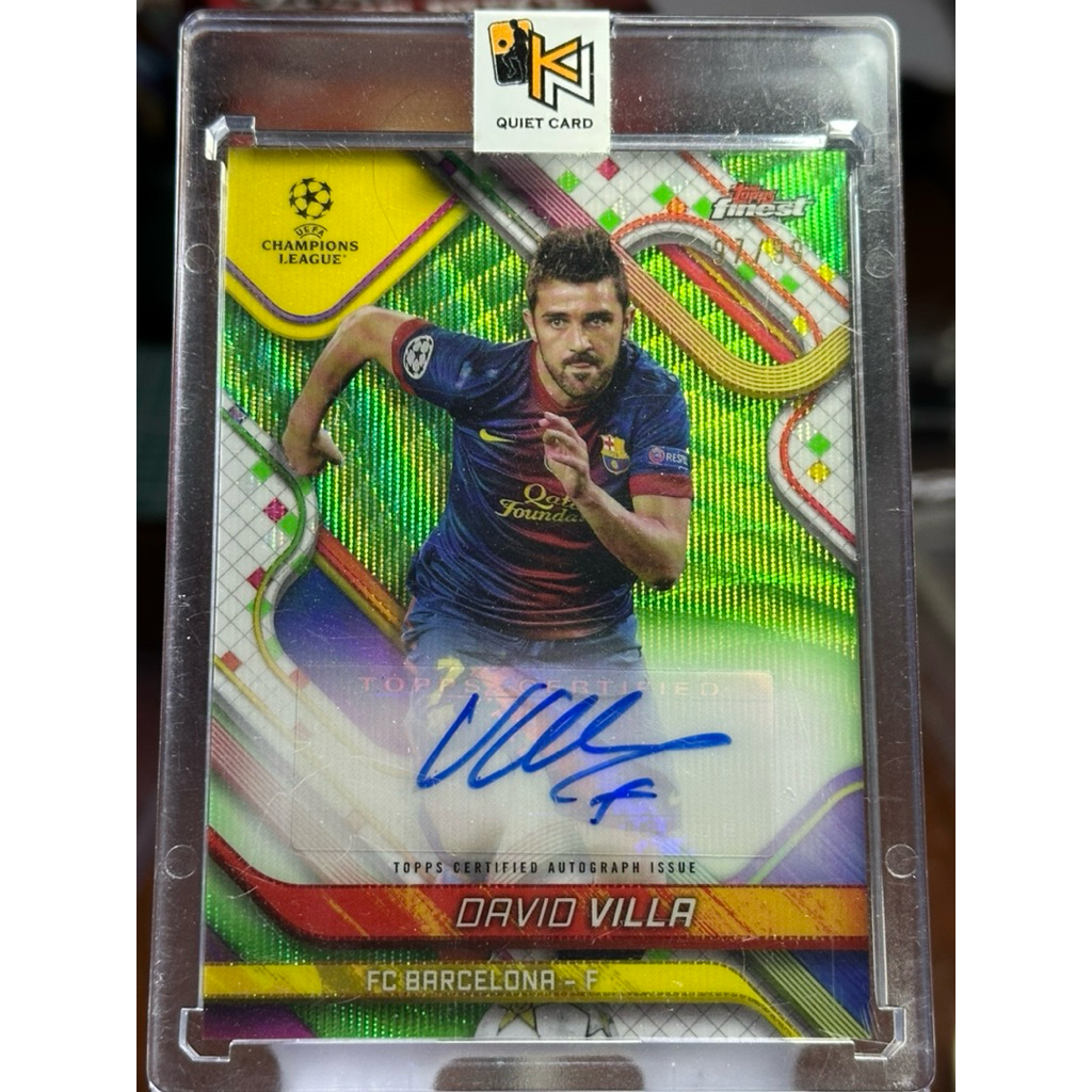 99ใบในโลกDavid Villa Barcelona’s Autographs Real not Fake