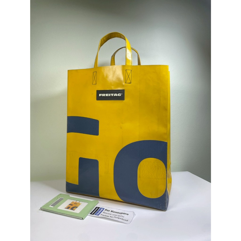 👜 FREITAG F52 MIAMI VICE | เหลืองลายเทา 💛🩶