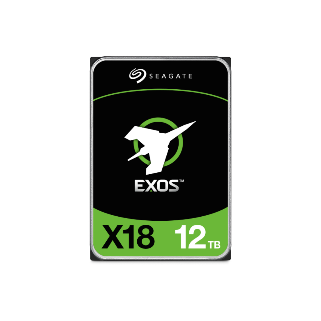 Seagate 12TB Exos X18 Enterprise HDD 512E/4KN 3.5" SATA 3.0 (6GB/S), 256MB, 7200RPM ST12000NM000J