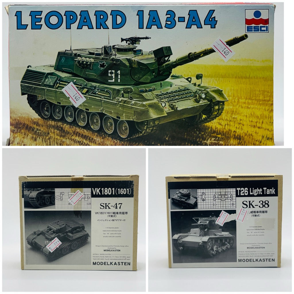 tank model kits T26 Light tank SK-38/VK1801(1601)/LEOPARD 1A3-A4