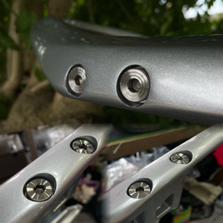 น็อตยึดกันตก กลึงมือ1ชุด 4ตัว W125r W125s  ราคาชุดละ