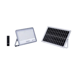 Philips Lighting Solar โคมไฟสาดโซลาร์ เปลี่ยนแสงได้เหลือง-ขาว 3000K-4000K-6500K มีรีโมท สาย5เมตร