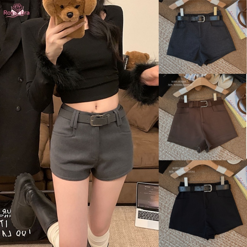 SHORT PANTS🔥กางเกงขาสั้นเอวต่ำ มีกระเป๋าหน้าและหลัง งานเย็บอย่างดี ใส่แล้วหุ่นดี มี M-2XL