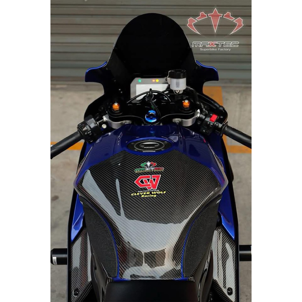 ครอบถังคาร์บอน กันรอยถัง Yamaha R7